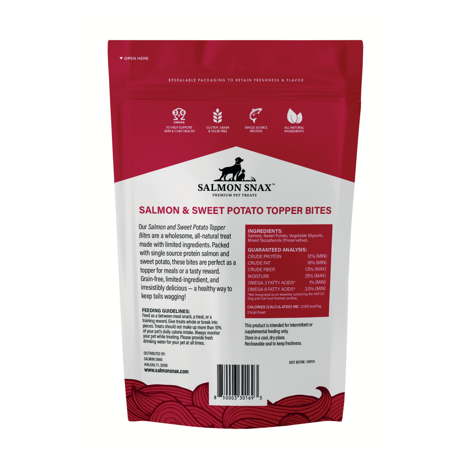 Salmon & Sweet Potato Topper Bites (35oz)