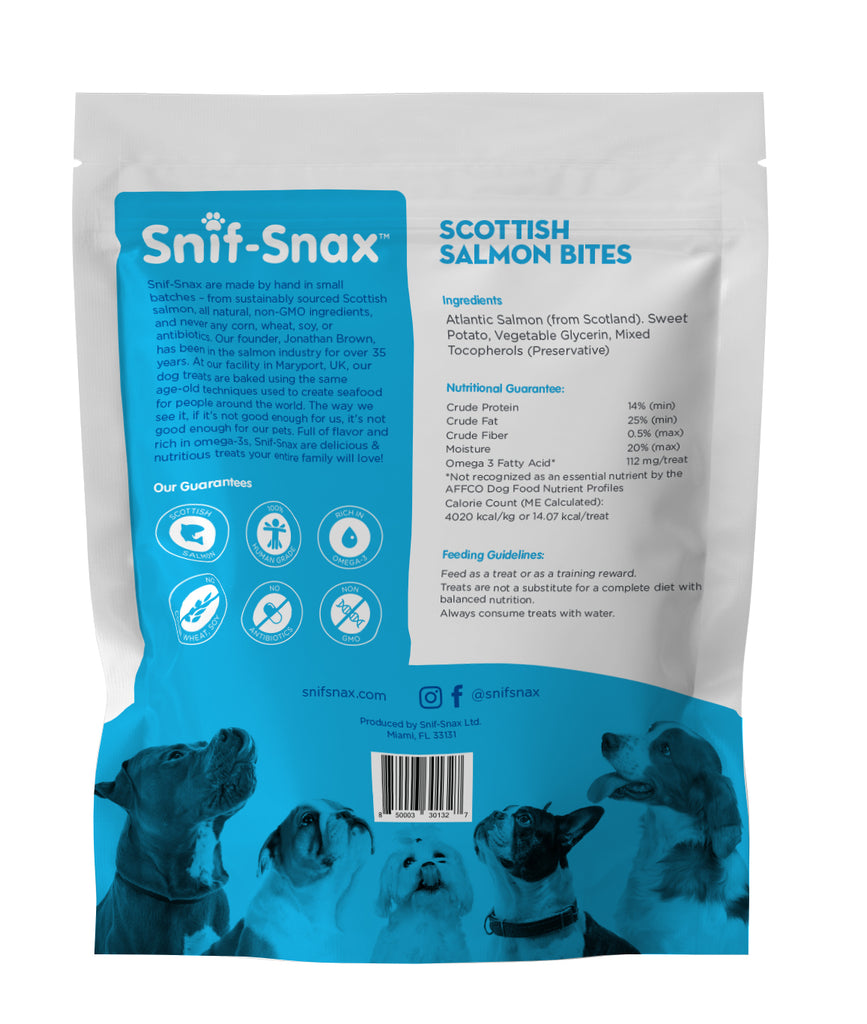 Salmon & Sweet Potato Bites (3lb) SnifSnax