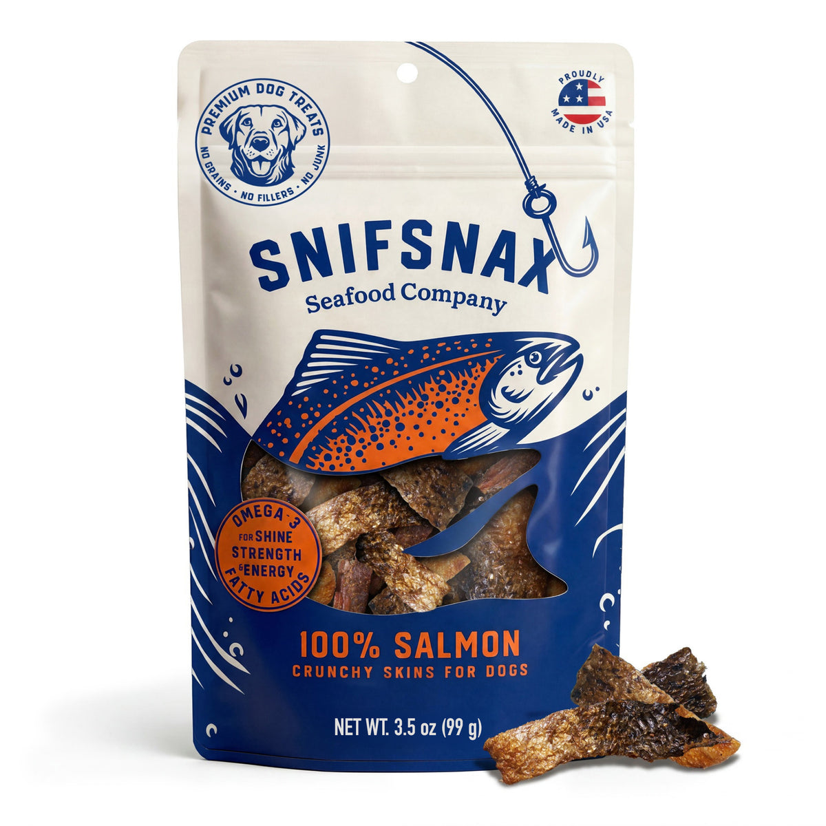 100% Salmon Crunchy Skins