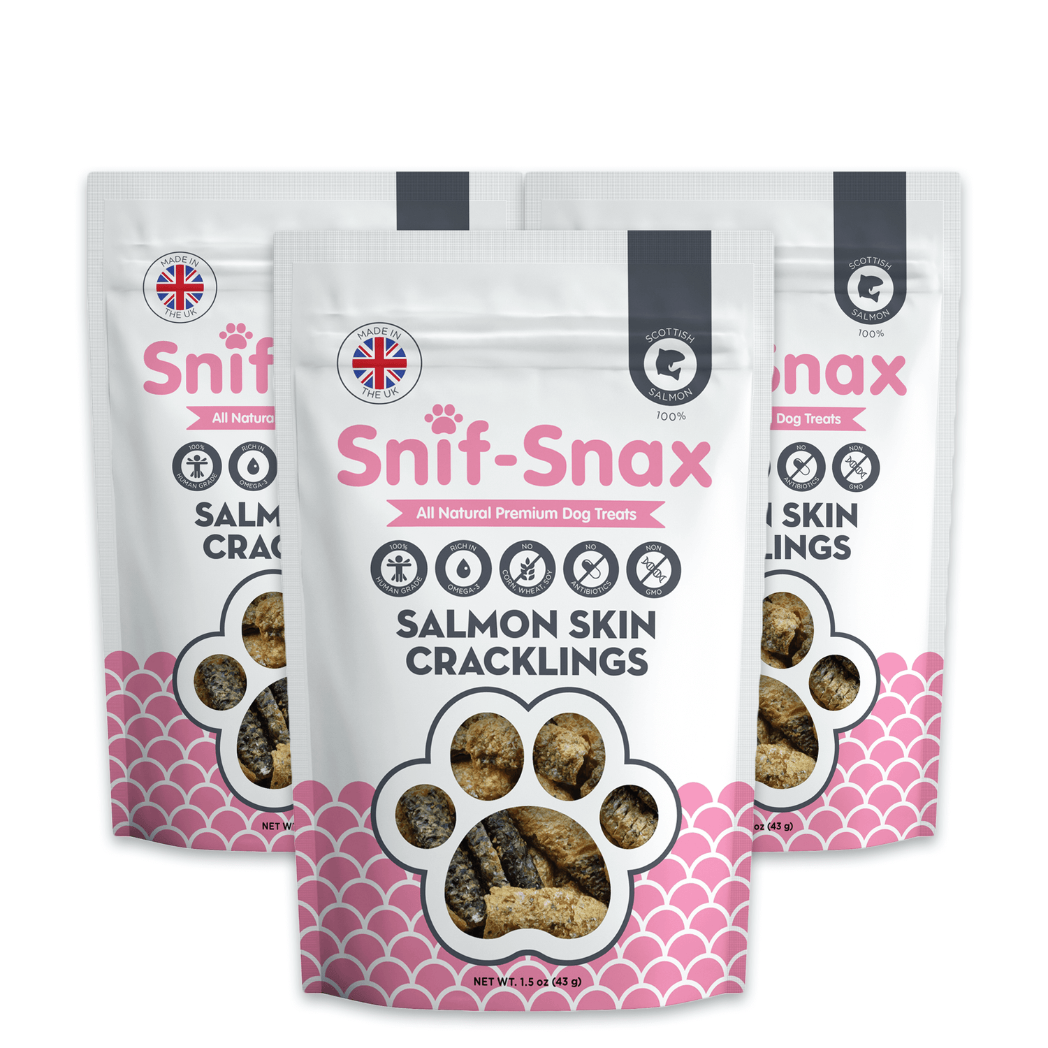 Crispy Salmon Skins (1.5oz) 3-Pack (Sample)