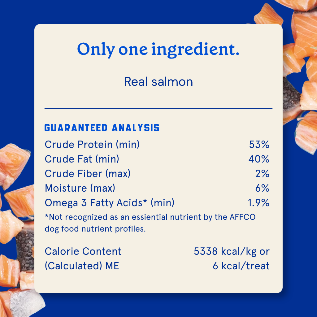 100% Salmon Freeze-Dried Fillets 3-Pack (1.5oz)