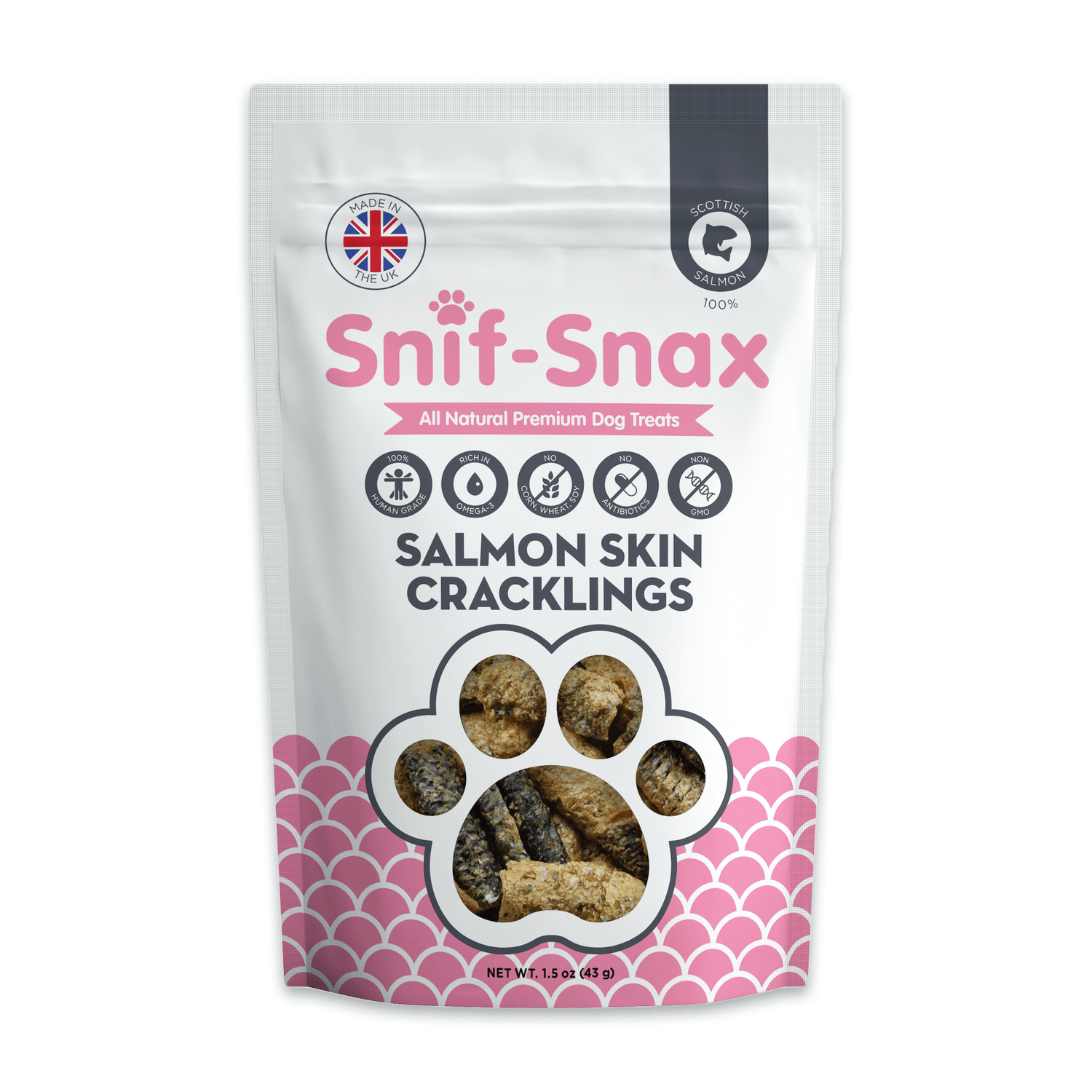 Crispy Salmon Skins (1.5oz) 3-Pack (Sample)