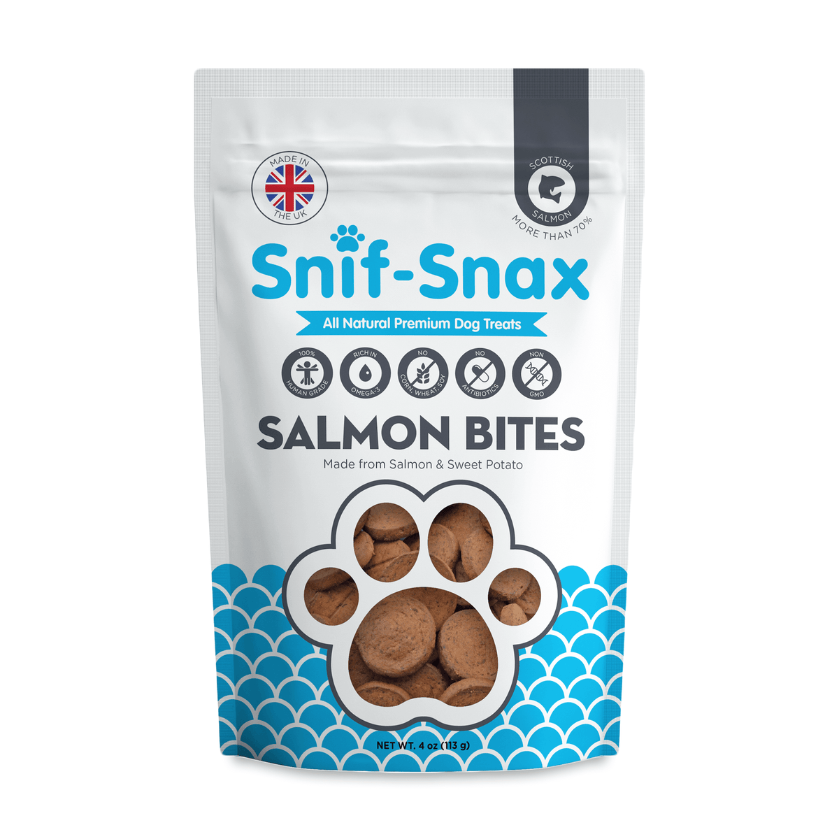 Scottish Salmon Bites (4oz) 3-Pack (Sample)