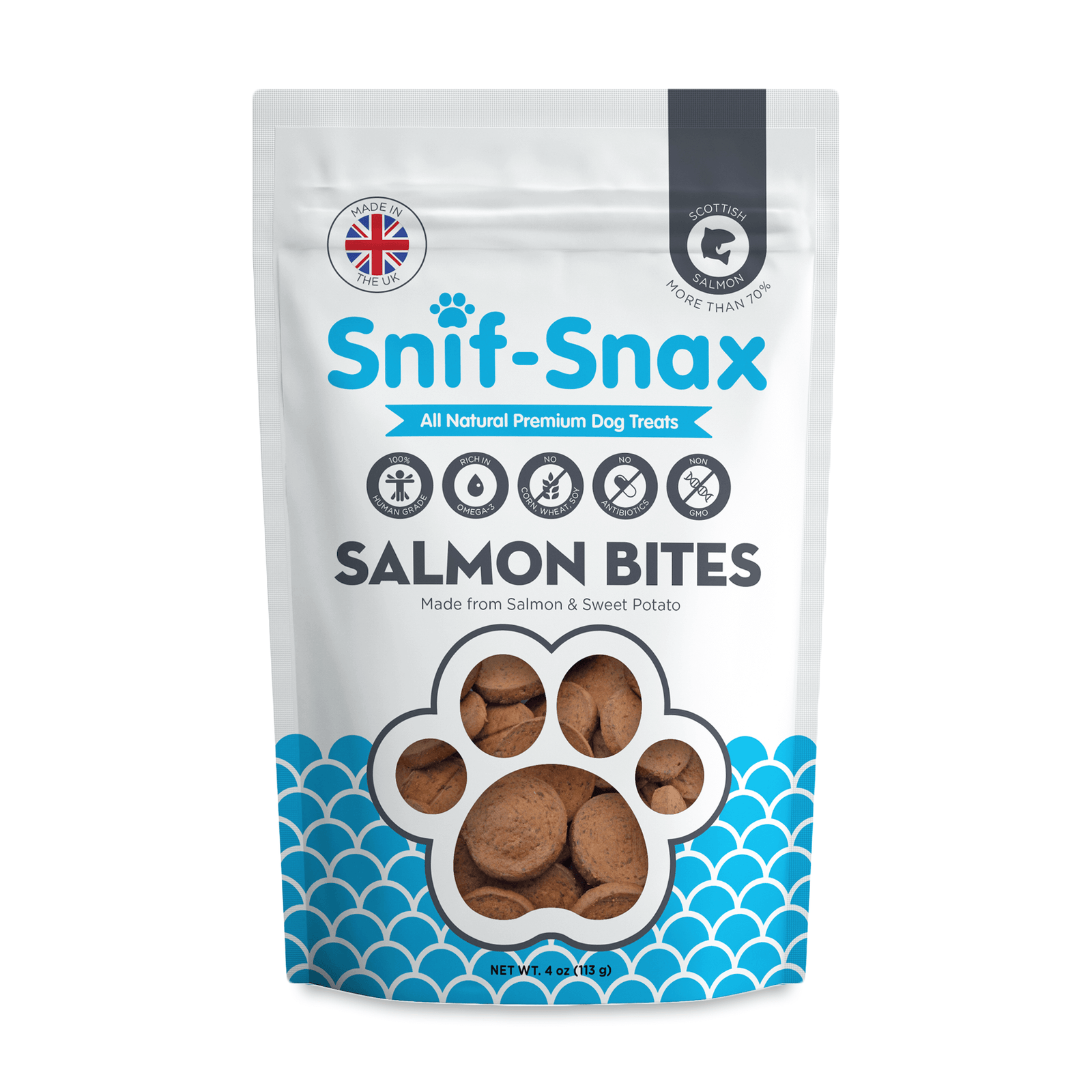 Scottish Salmon Bites (4oz) 3-Pack (Sample)