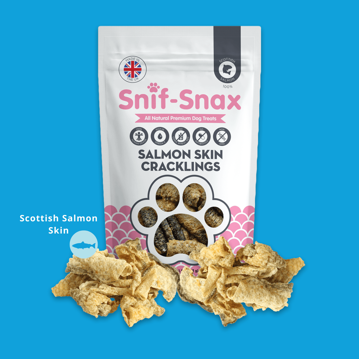 Crispy Salmon Skins (1.5oz) 3-Pack (Sample)