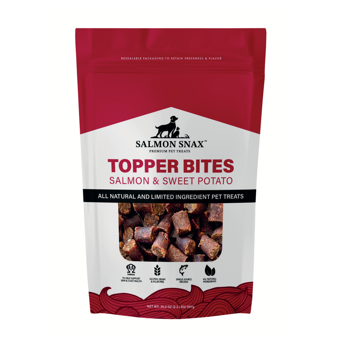 Salmon &amp; Sweet Potato Topper Bites (35oz)