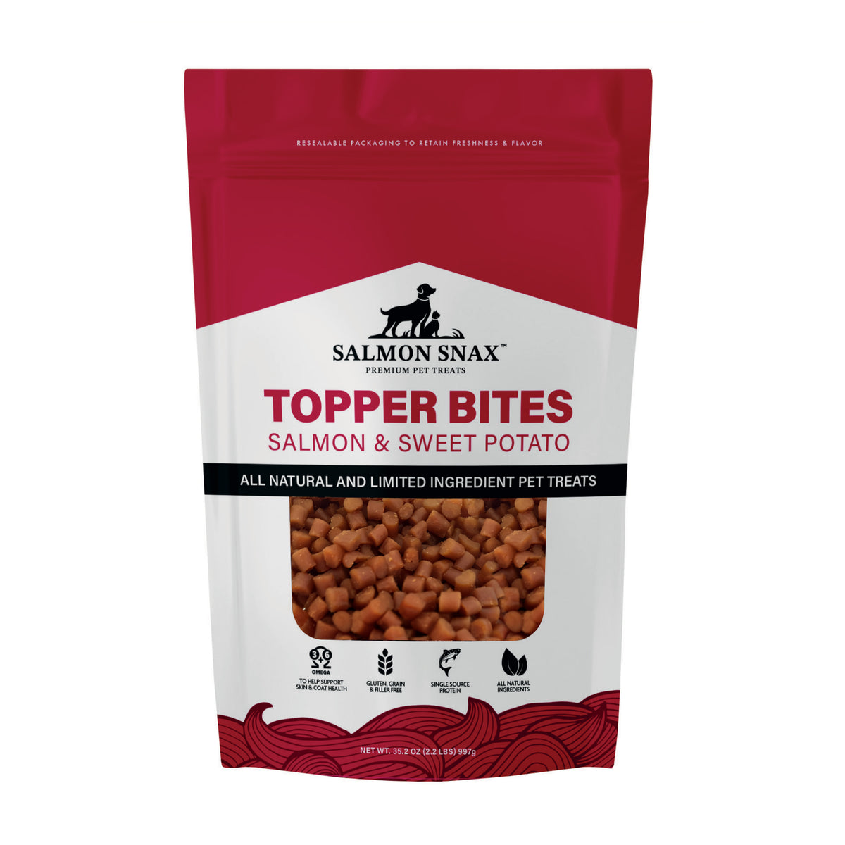 Salmon &amp; Sweet Potato Topper Bites (35oz)